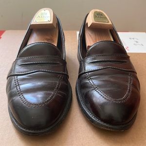 Alden cordovan loafers mens 8.5